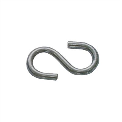 STEEL S HOOK, ZINC PLATED