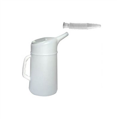 PLASTIC OIL PITCHER WITH SPOUT
