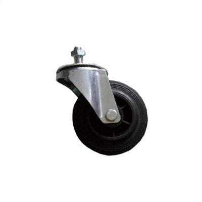500516     RUBBER CASTER WHEEL FOR AIR COMPRESSOR, SWIVEL TYPE