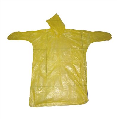 156800     LONG SLEEVE ONE-OFF RAINCOAT, THICKNESS 0.07MM