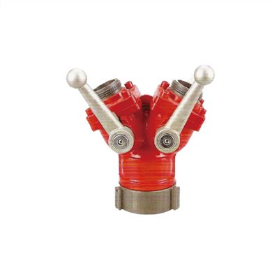 2 WAYS DIVIDER WITH BALL VALVES