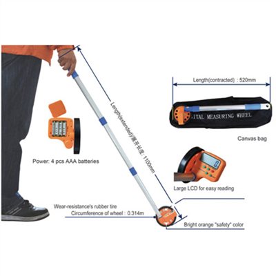 081454     4" DIGITAL WALKING MEASURING WHEEL