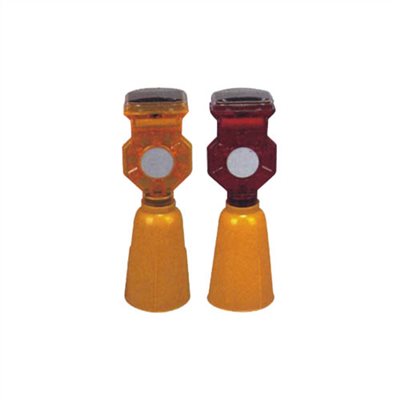 154352     SOLAR WARNING LIGHT WITH LIGHT SENSOR CONTROL, SIZE: H 41CM x W 8.5CM