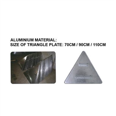 ALUMINIUM TRAFFIC SIGN (TRIANGLE PLATE) (142250)